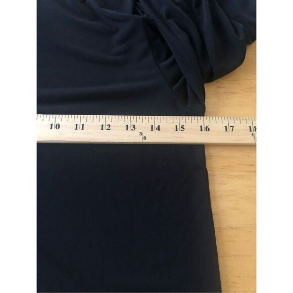 New Ann Taylor Top Womens  Black Puffed Long Sleeves Round  size S - Picture 7 of 12